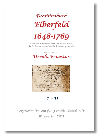 Familienbuch Elberfeld 1648-1749