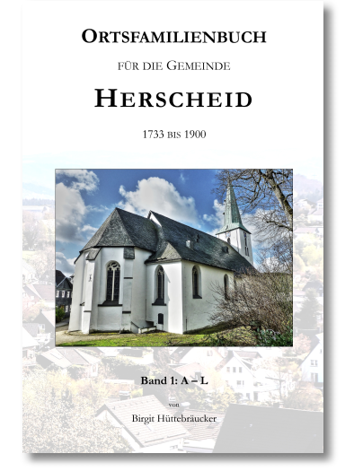 Ortsfamilienbuch für die Gemeinde Herscheid 1733 bis 1900