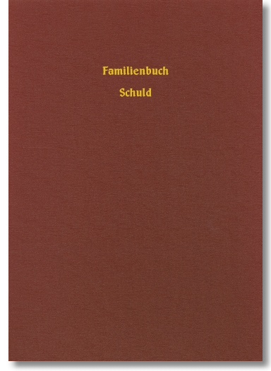 Familienbuch Schuld rk. 1702-1798
